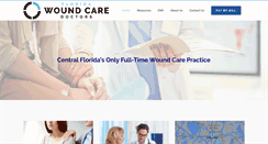 Desktop Screenshot of floridawoundcaredoctors.com